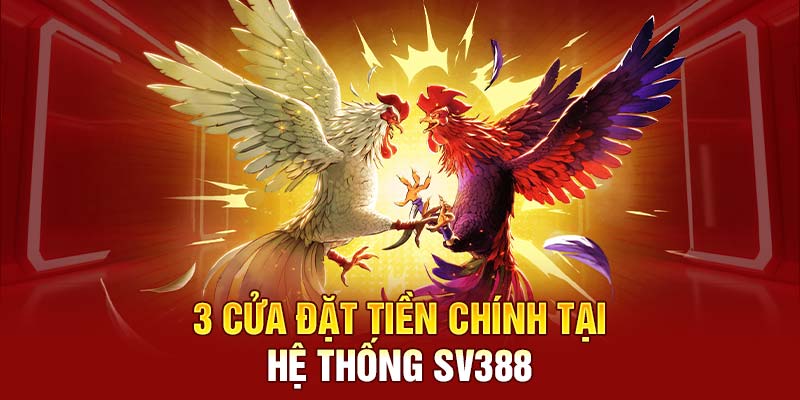 3 cửa đặt tiền chính tại hệ thống SV388